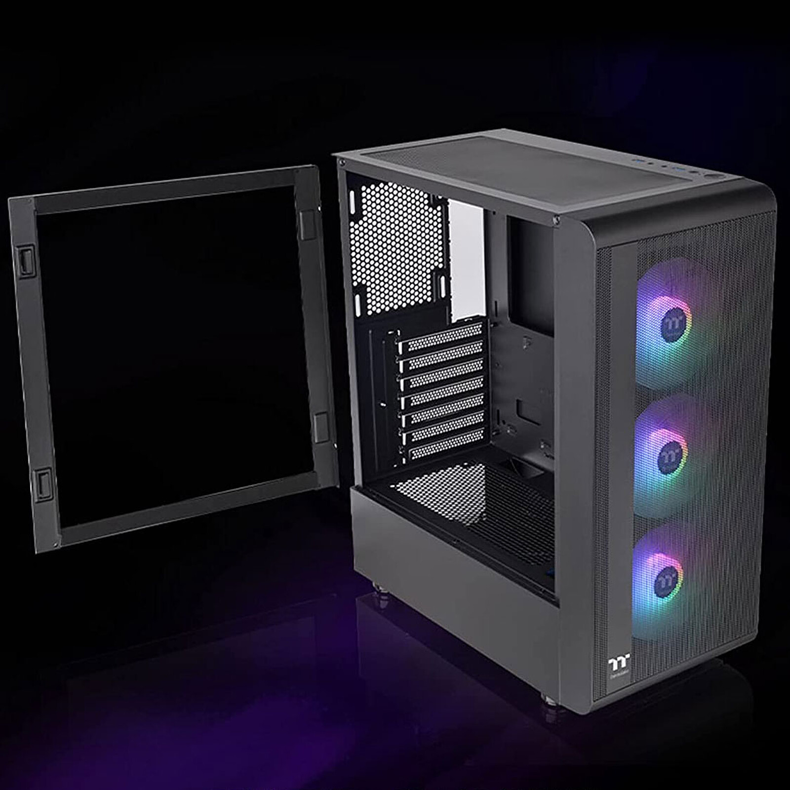 CASE THERMALTAKE S200 TG BLACK ARGB